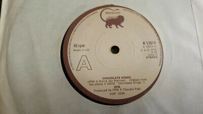 PFM: Chocolate Kings/Harlequin. 45 vinyl single Manticore 1976 Ex