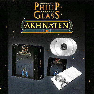 Philip Glass Akhnaten Limited 3 x LP Album vinyl record Boxset clear 2024