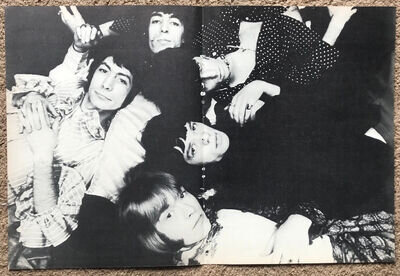 THE ROLLING STONES - 1969 UK centrefold music annual poster