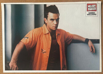 ROBBIE WILLIAMS ~ 2000 Full page UK magazine poster