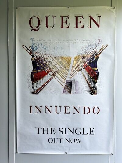 Queen Freddie Mercury Billboard Poster Promotional Innuendo New Single 1991