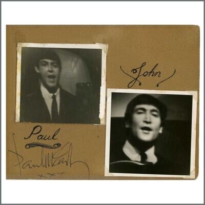 The Beatles Paul McCartney 1964 Autograph (UK)