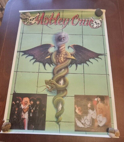 MOTLEY CRUE GERMAN DR FEELGOOD RETAIL POSTER