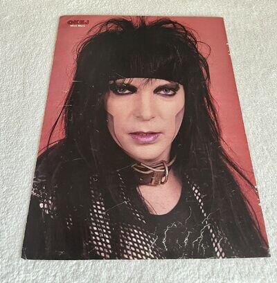 MÖTLEY CRÜE 1984 Mick Mars Clipping Poster Swedish Music magazine Okej 1980s