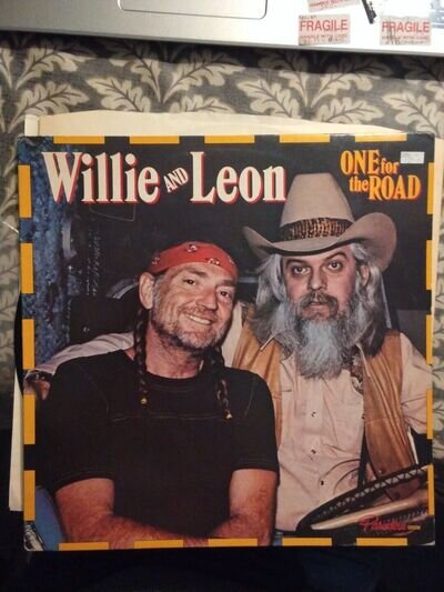 WILLIE NELSON & LEON RUSSELL 'ONE FOR THE ROAD' DOUBLE VINYL LP 1979 NEAR MINT