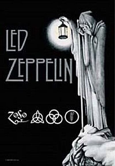 Led Zeppelin Stairway To Heaven large fabric poster 1100mm x 700mm