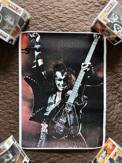 KISS Gene Simmons "Alive" Custom Poster