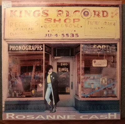 ROSANNE CASH KING'S RECORD SHOP VINYL SPANISH PRESS MADRID .1987-CBS 49016