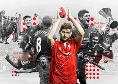 STEVEN GERRARD .. Poster Various Sizes