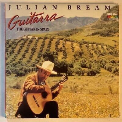 JULIAN BREAM The Guitar In Spain Ex+ 1985 USA RCA Red Seal CEC2-5417 2LP