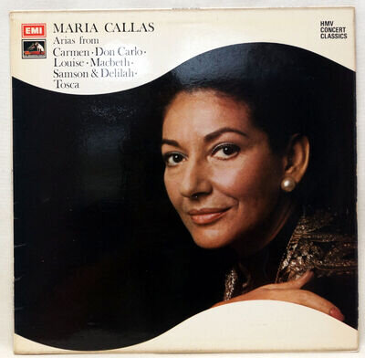 MARIA CALLAS Operatic Arias LP HMV SXLP 30166 UK Vinyl EX+