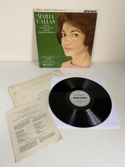 SAX 2410 Maria Callas Sings Great Arias - VG/VG - UK Blue/Silver Pressing