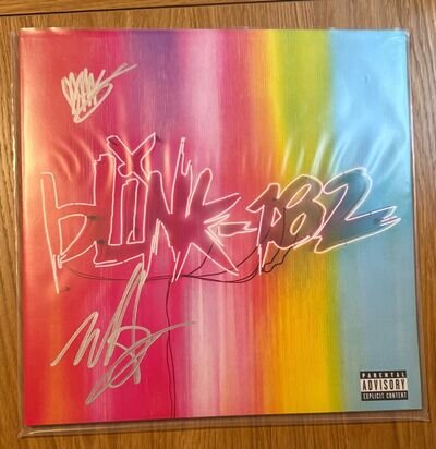 BLINK 182 - Nine - Pink Vinyl - SIGNED