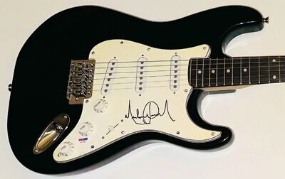 MICHAEL JACKSON KING OF POP Autograph Signed Squier Fender Guitar ACOA PSA DNA!