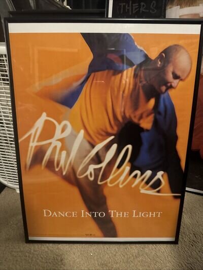 Phil Collins dancing into the light 18 x 22 promo poster from 1996