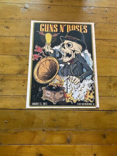 Guns n Roses NJ East Ruherford 2023 Lithograph