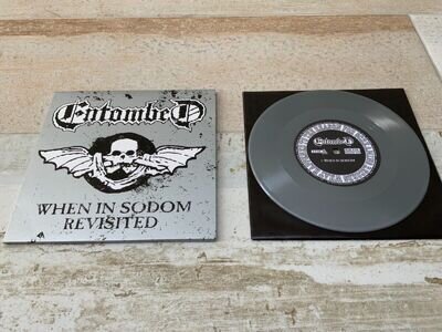 Entombed WHEN IN SODOM REVISITED 7" VINYL LIMITED EDITION NUMBERED ENTOMBED A.D.