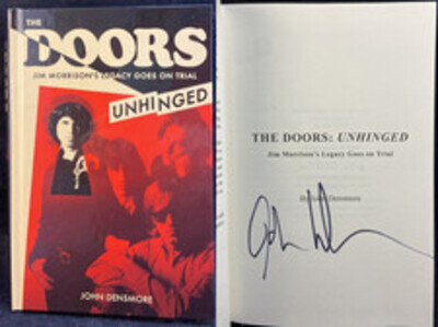 DOORS Autographed Signed Unhinged Hardcover Book By JOHN DENSMORE