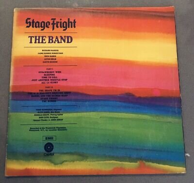 The Band- Stage Fright 12” LP Vinyl