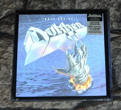 Dokken - Tooth & Nail 40th Anniversary Blue Vinyl Lenticular Cover Ltd Ed 2024