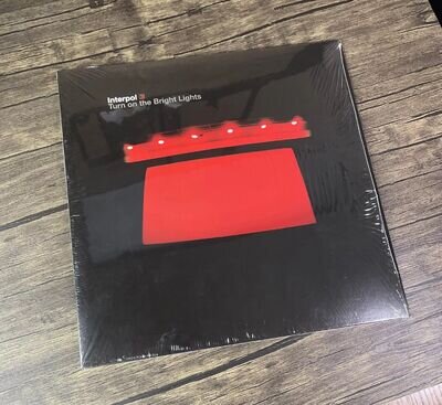 INTERPOL Turn on the Bright Lights Record LP Vinyl Matador UK