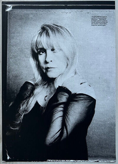 STEVIE NICKS - 2013 Full page UK magazine poster FLEETWOOD MAC