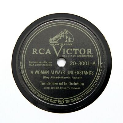 TEX BENEKE ORCHESTRA "A Woman Always Understands" (EE+) VICTOR 20-3001 [78 RPM]