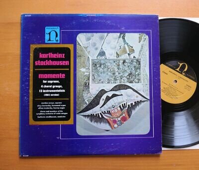 H-71157 Karlheinz Stockhausen Momente Martina Arroyo 1967 Nonesuch Stereo EX