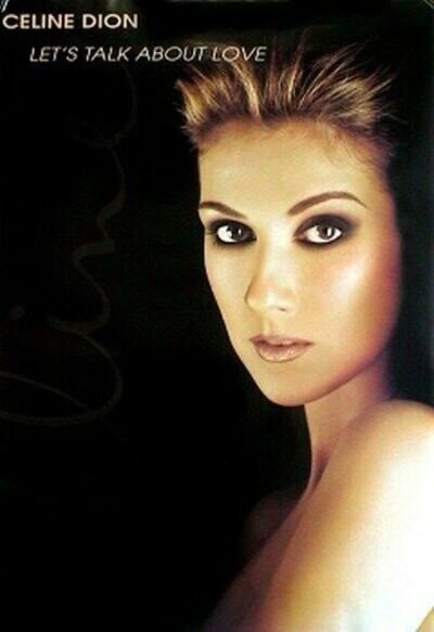 CELINE DION POSTER Let's Talk about Love HOT NEW 24x36