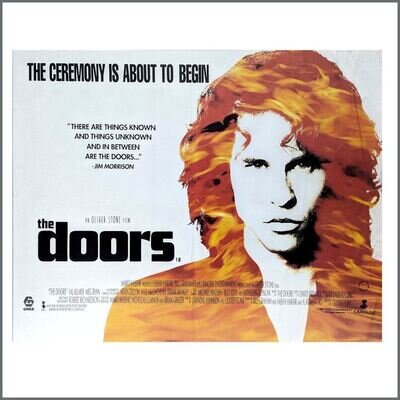 The Doors 1991 Promotional Film Poster (UK)