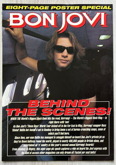 BON JOVI ~ 1995 8-Page poster pullout