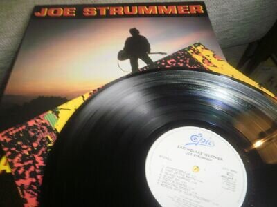 Joe Strummer Earthquake Weather 12" Vinyl LP 1989 Epic Records Release