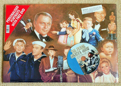 FRANK SINATRA 16.5" x 11.5" PORTRAITS POSTER c/w SINATRA SHOW VOLUMES 1 & 2 DVD