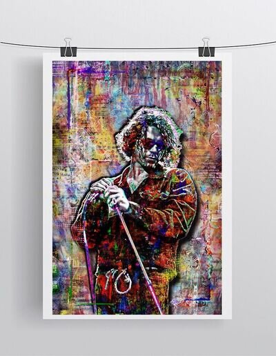 MICHAEL HUTCHENCE of INXS 24x36in Poster, INXS Colorful Tribute Free Shipping