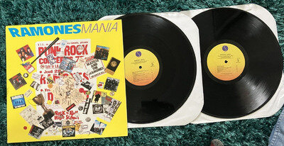 The Ramones - Ramones Mania Double Black Vinyl LP Record