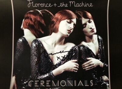 Florence + The Machine Signed Indie Rock Music Photo