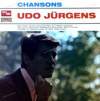 Udo Jürgens - Chansons LP (VG+/VG+) '