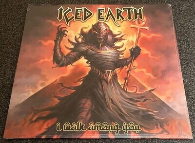 ICED EARTH-I WALK AMONG YOU-2023 RED/YELLOW/ORANGE SPLATTER VINYL LP-NEW/SEALED