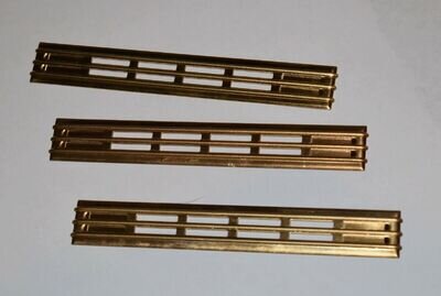 JMI VOX QTY 3 Brass Vents, for pre April 1964 AC30 (Repro's)