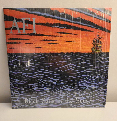 AFI Black Sails In The Sunset vinyl Reissue 2024 Sunspot variant sold out