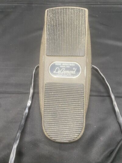 Vintage DeArmond Model 602 Volume Pedal With Mystery Power Supply Guitar Organ