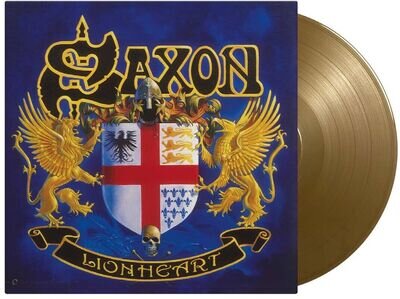 Saxon 'Lionheart' LP 180g Gold Vinyl NEW SEALED