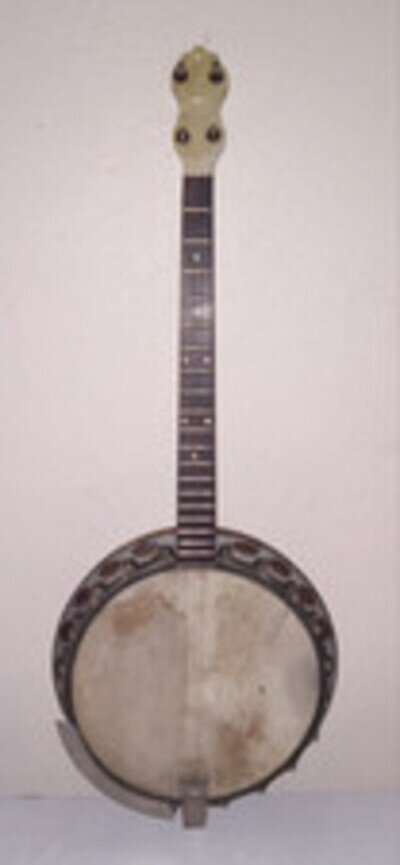 Vintage Gretsch Broadkaster Tenor Banjo 1920s/1930s Walnut w/ Pearl Amerith Head