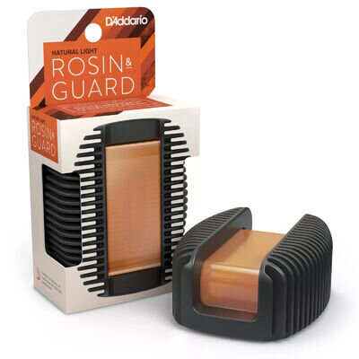 D'Addario Rosin Guard With Natural Light Rosin DRGBK-VR200