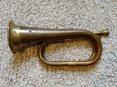 Vintage Brass & Copper Bugle Horn