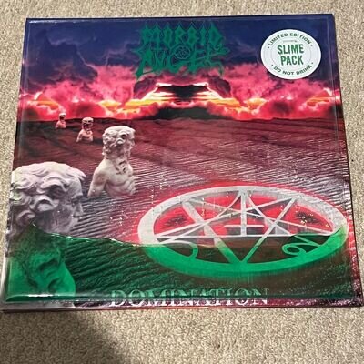 MORBID ANGEL - DOMINATION (SLIME PACK) - EARACHE RECORDS - DEATH METAL VINYL -