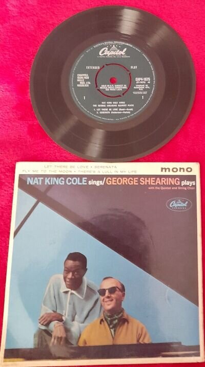 7 inch vinyl: Nat King Cole Sings/George Shearing Plays (1962).