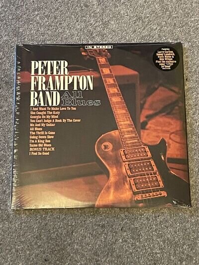 Peter Frampton Band – All Blues Double 2 x Vinyl LP - New Sealed - minor damage