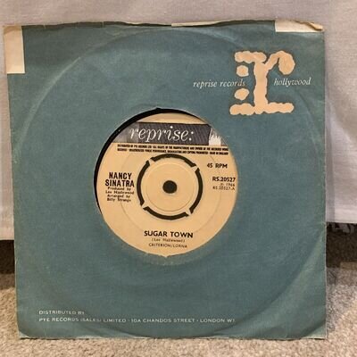 NANCY SINATRA - SUMMER WINE/SUGAR TOWN - 7" VINYL