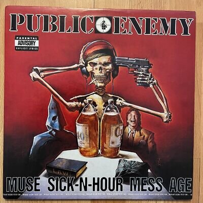 Public Enemy – Muse Sick-N-Hour Mess Age - 1994 LP Gatefold Vinyl 2x12" NM!!